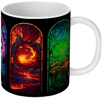 Magic The Gathering - Stained Glass Mug