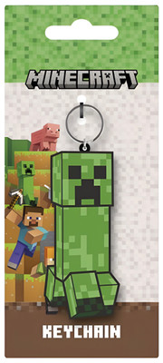 Minecraft - Creeper Moulded Keyring