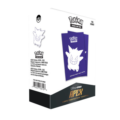 Pokemon Elite Gengar 105ct Apex Deck Protector Sleeve