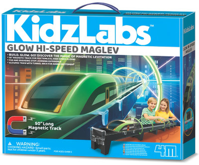 4M KidzLabs - Glow Hi-Speed Maglev
