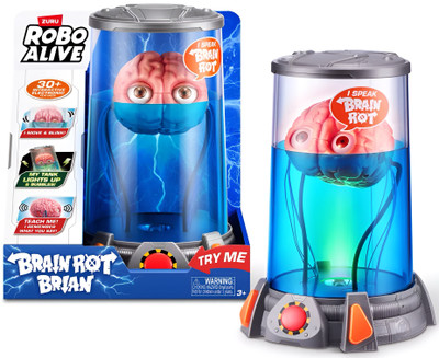 ZURU Robo Alive Brian the Brain Action Figure