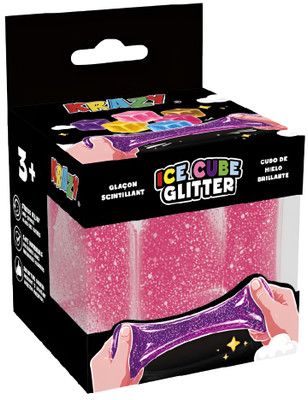 Krazy Squishy Cube Glitter Cube