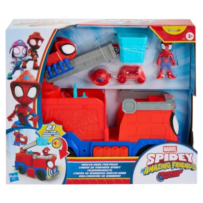 Marvel Spidey and his Amazing Friends Rescue-Webs Firetruck