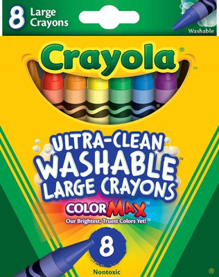 Crayola 8 Washable Large Crayons Crayola 8 Washable Large Crayons