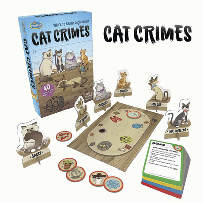 ThinkFun - Cat Crimes Game | TN1550 ThinkFun - Cat Crimes Game | TN1550