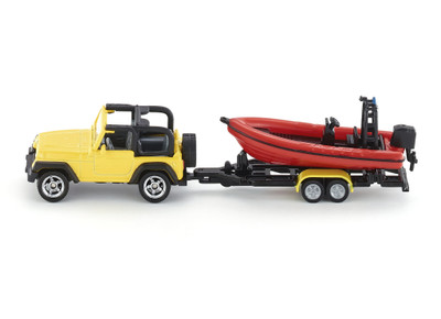 Siku - Jeep with Boat | SI1658 Siku - Jeep with Boat | SI1658