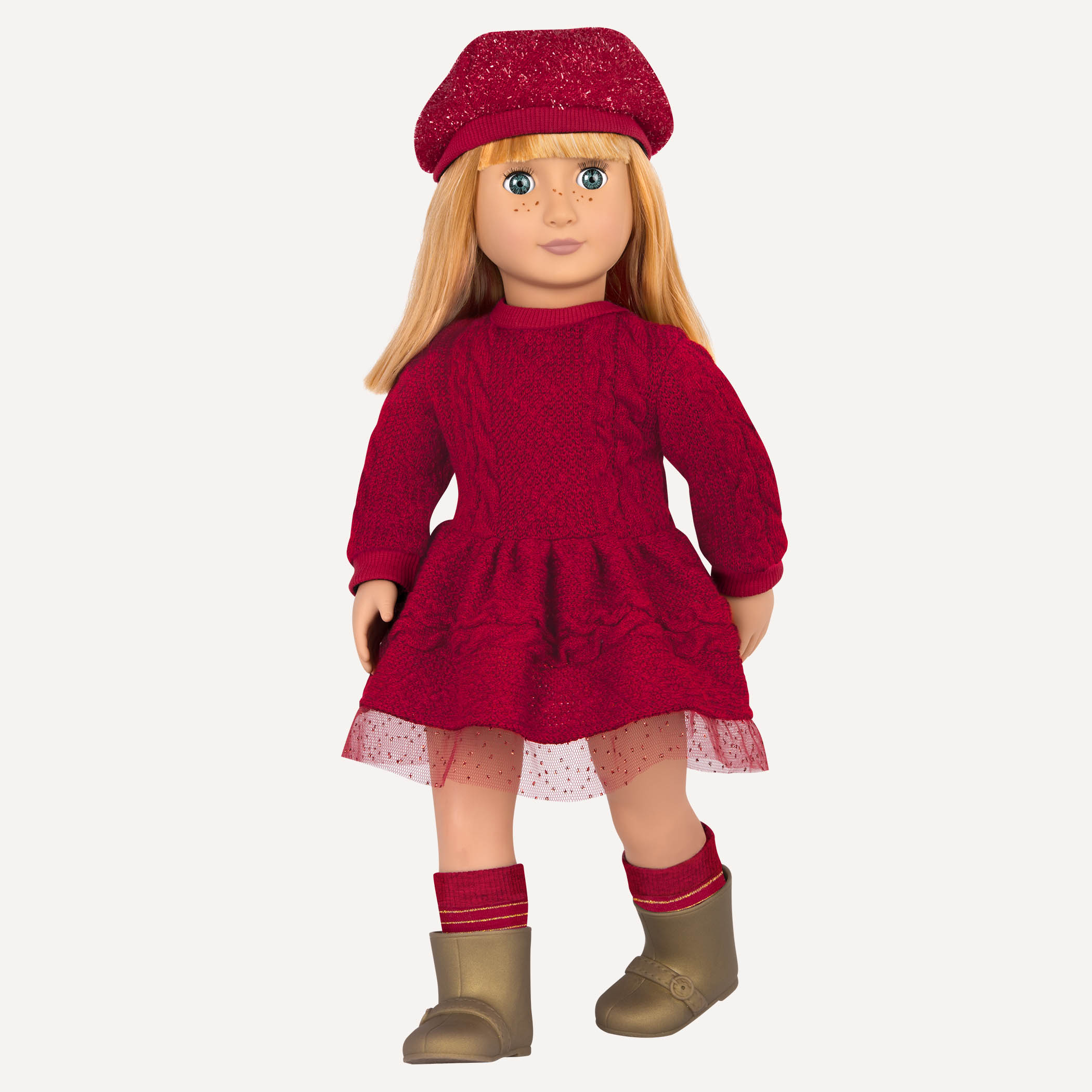 doll red dress