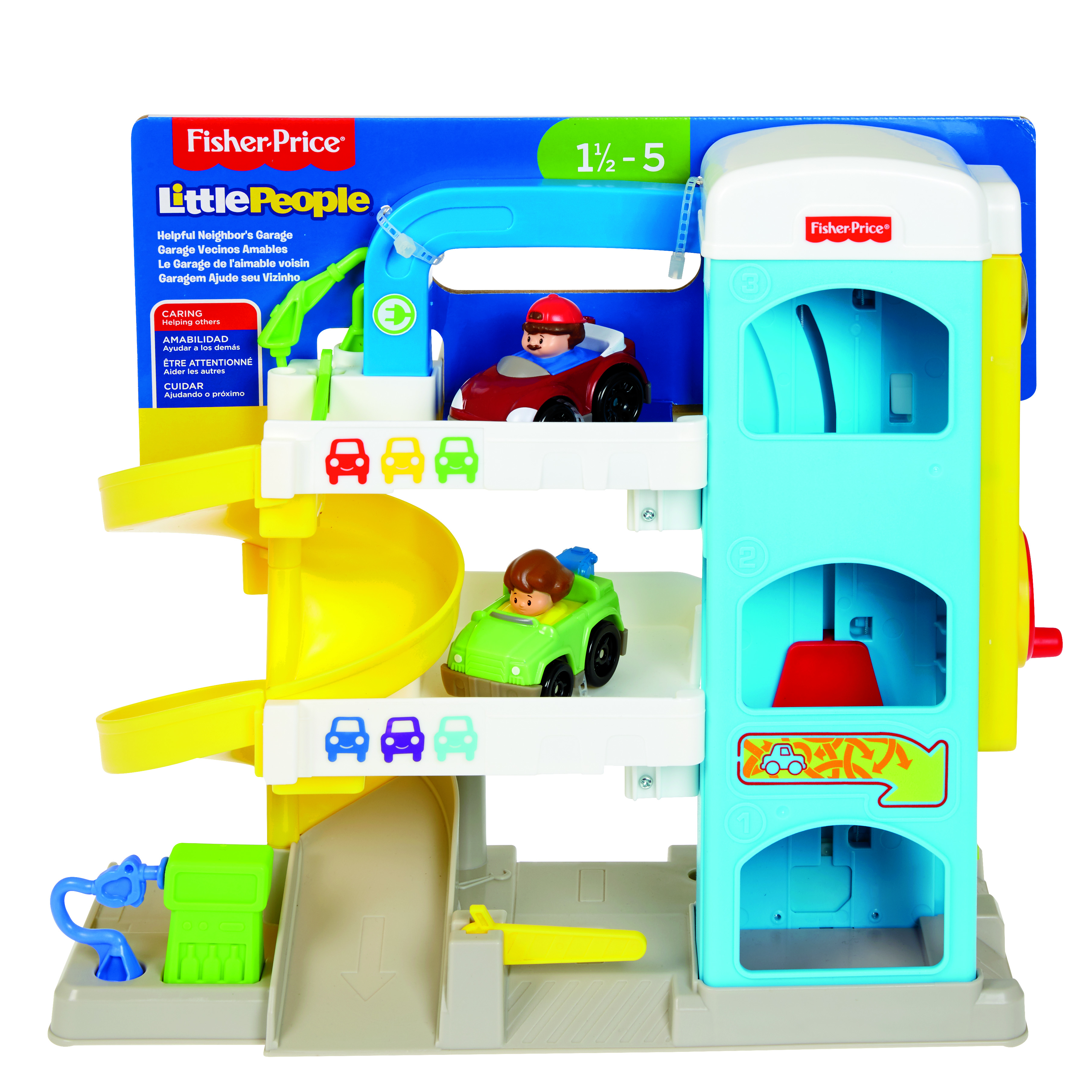 Fisher Price Little People Wheelies Garage Playset Fhg50