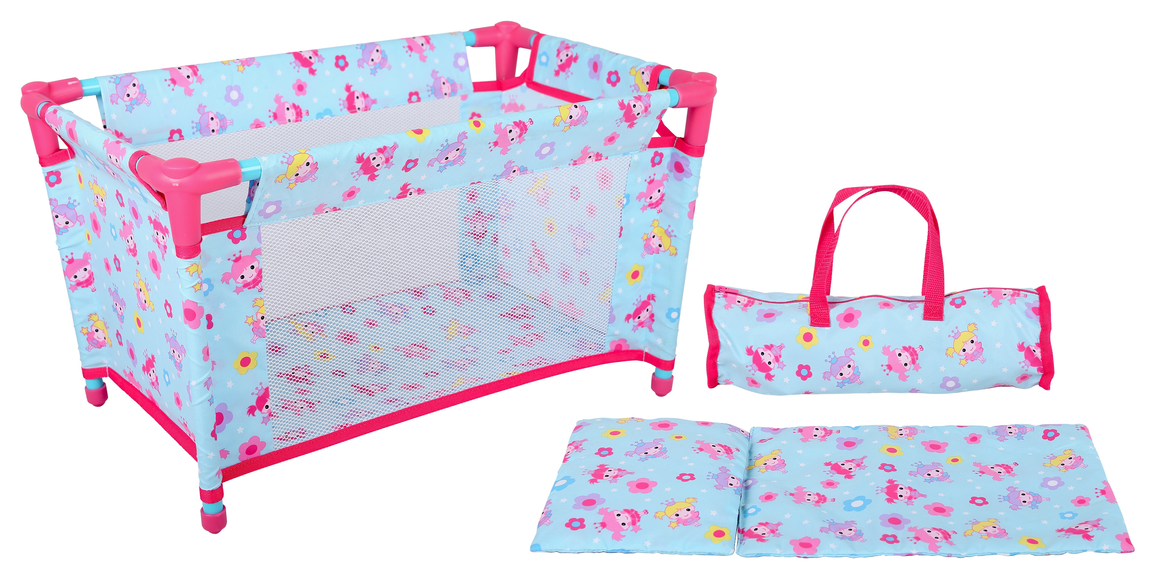 dolls travel cot