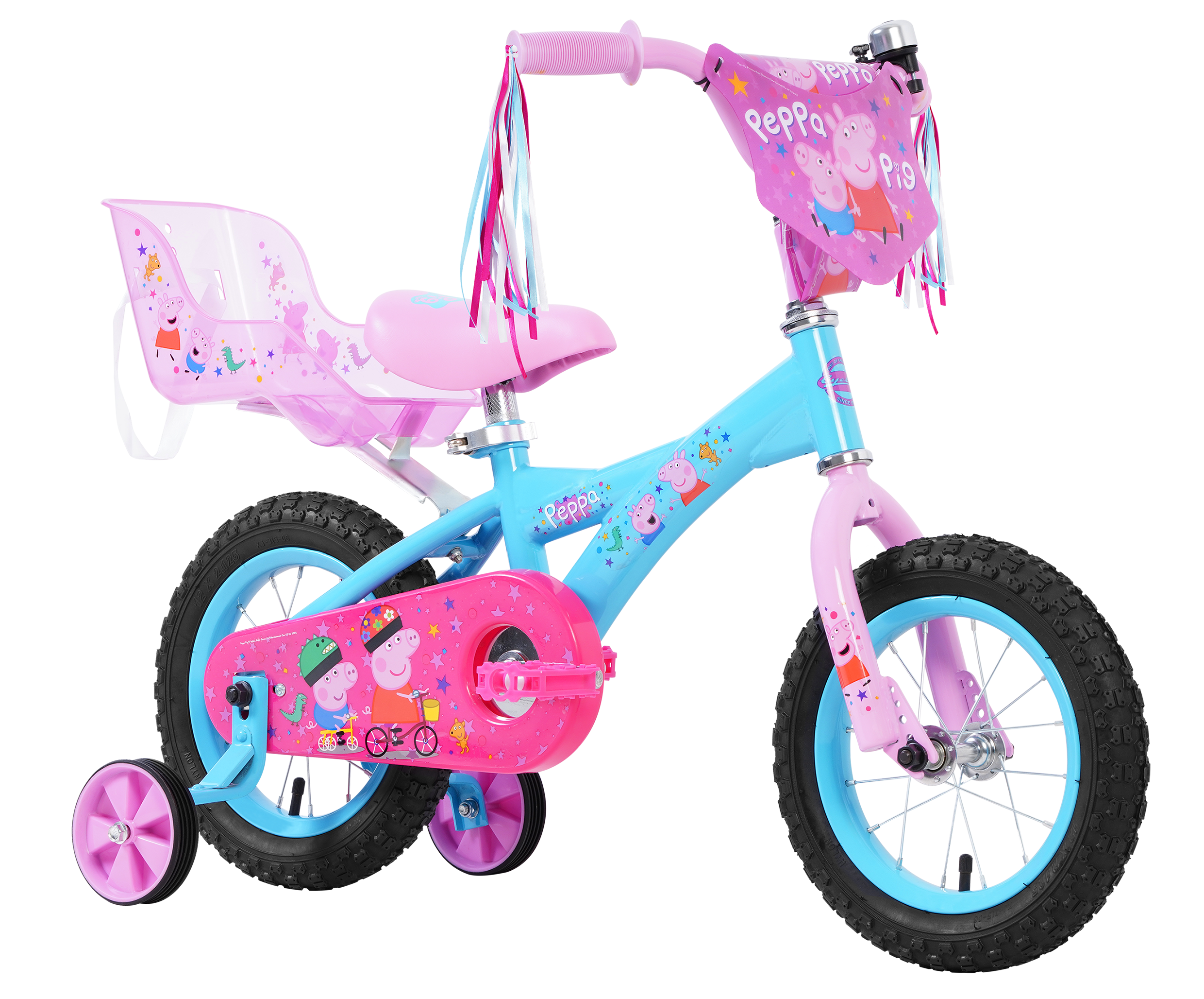 peppa pig on bike