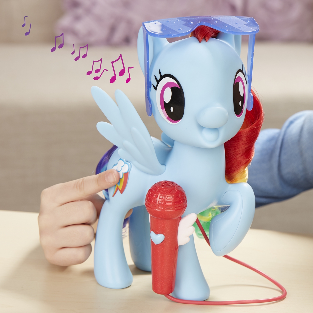 My Little Pony Singing Rainbow Dash E1975 Rms 3 Dolls Toymate