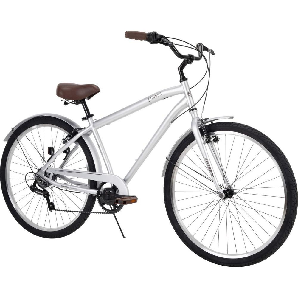 Sienna 7 Speed Comfort 30cm Bike Silver Toymate Bikes & Scooters