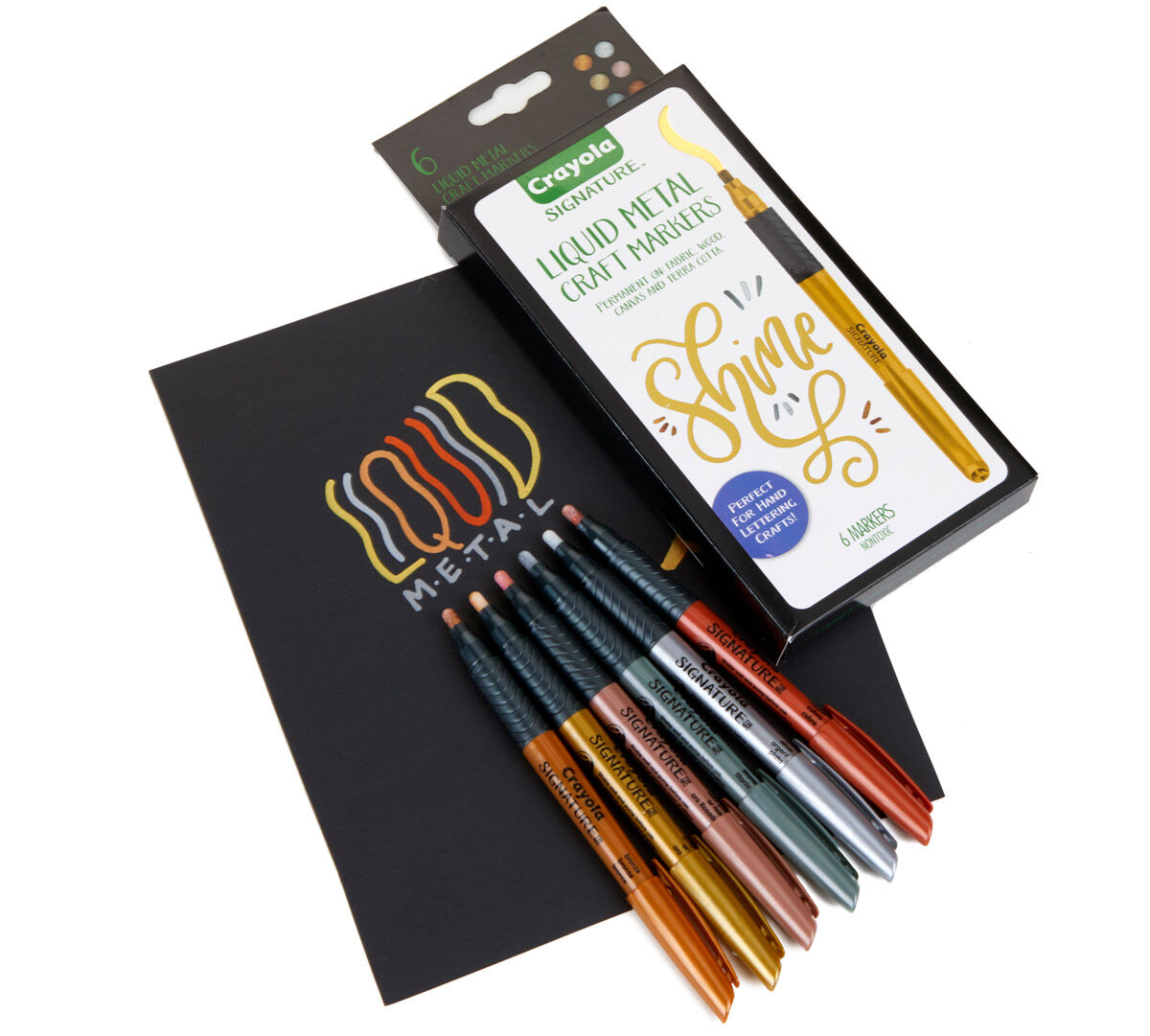 Crayola Signature Liquid Metal Craft Marker Set