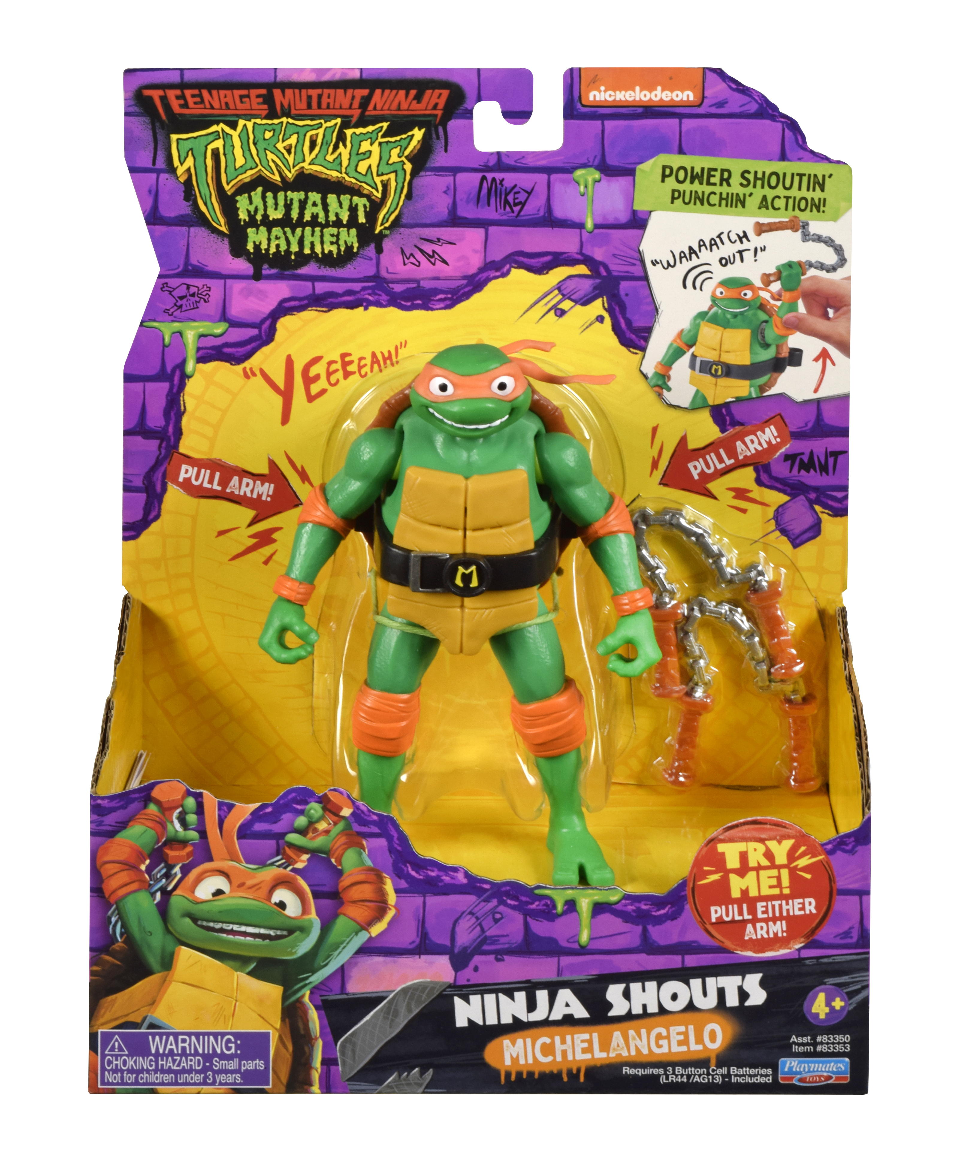 Nico Bella Boutique TMNT Mutant Mayhem Ninja Turtles Pajama Set 2T