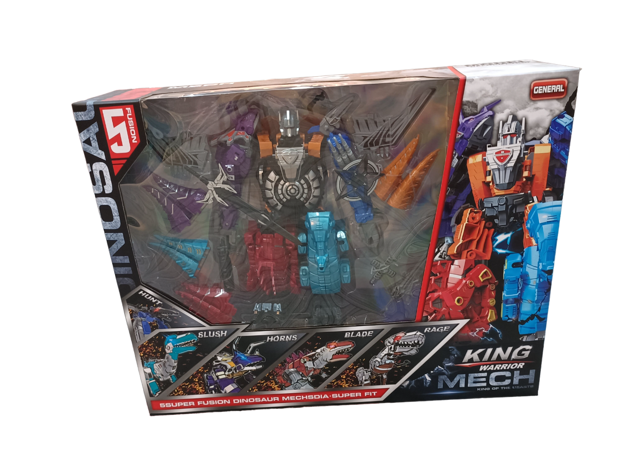 5in1 Dinosaur Transformable Robot Toymate