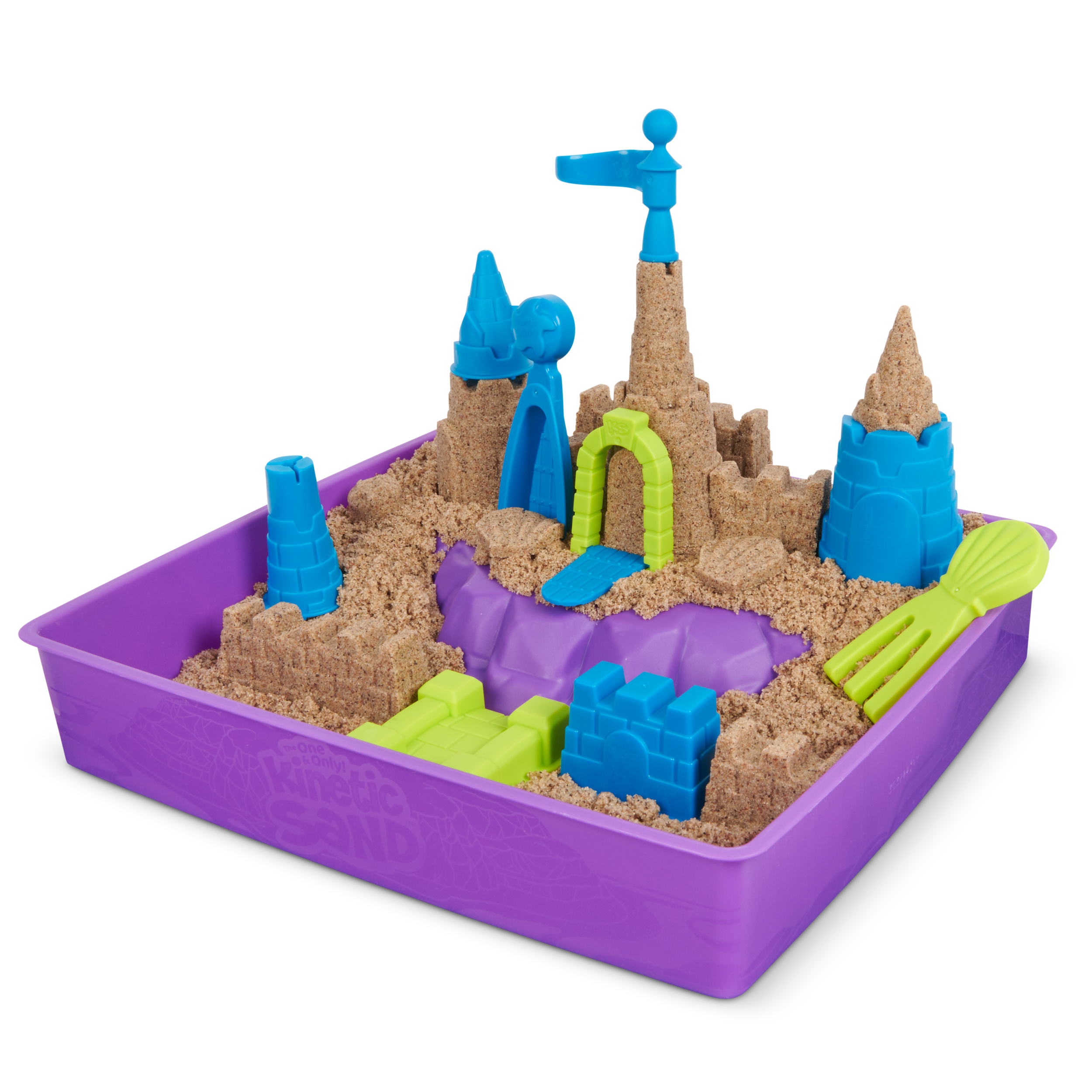 Kinetic Sand Castle Container 5oz assorted ( ONLY SOLD in Display of 6 ) -  All Brands Toys Pty Ltd