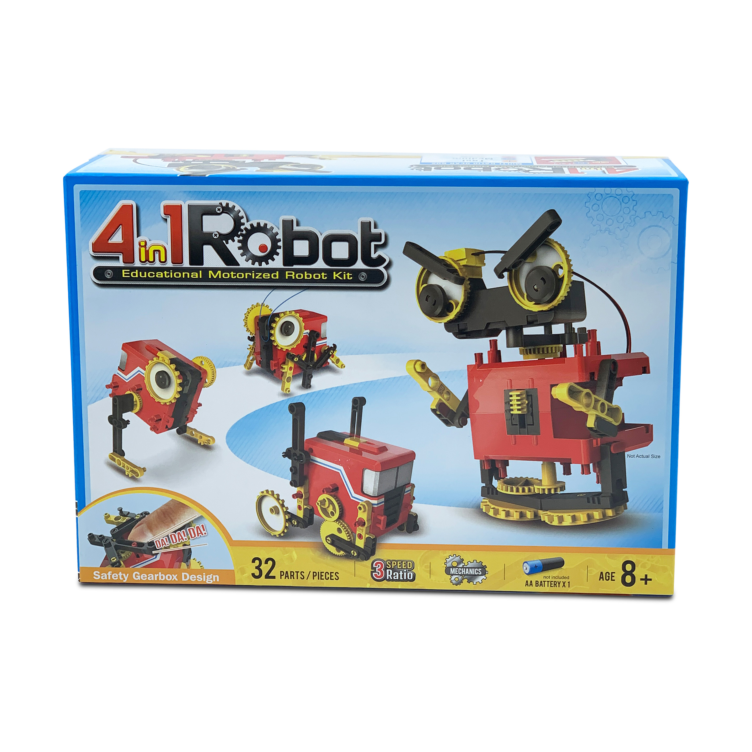 Johnco 4in1 Educational Motorized Robot Kit Toymate