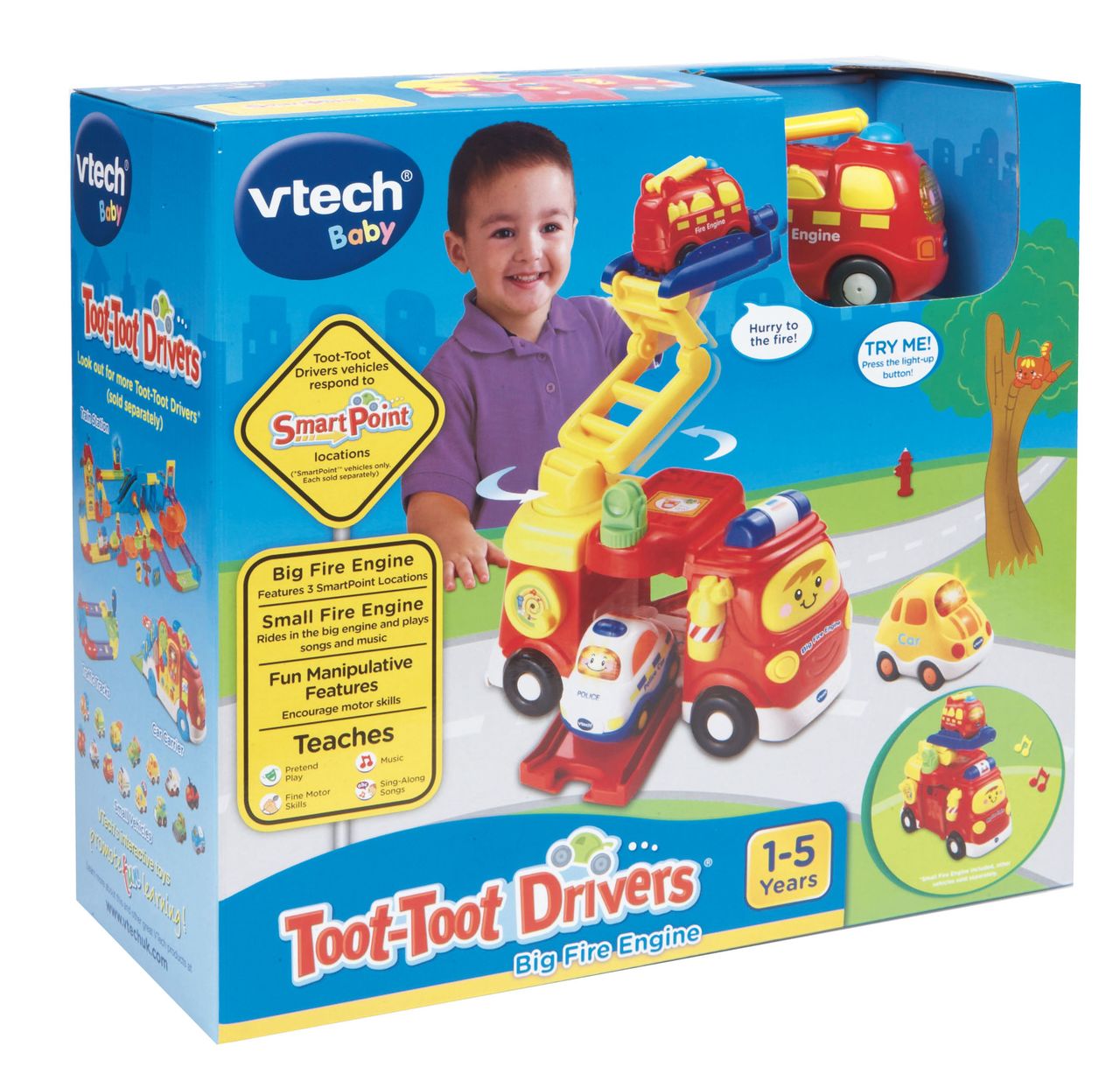 vtech toot toot drivers big fire engine