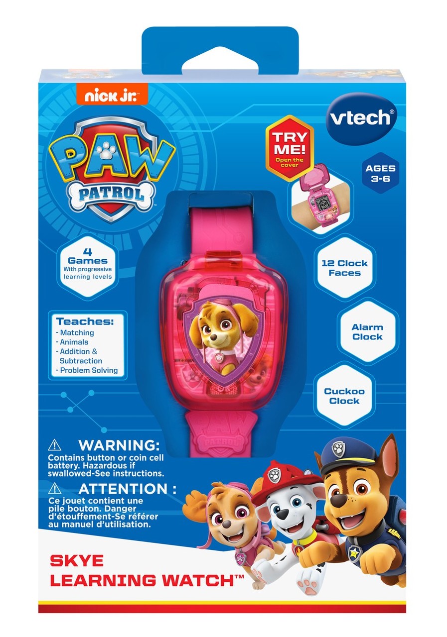 vtech paw patrol learning watch