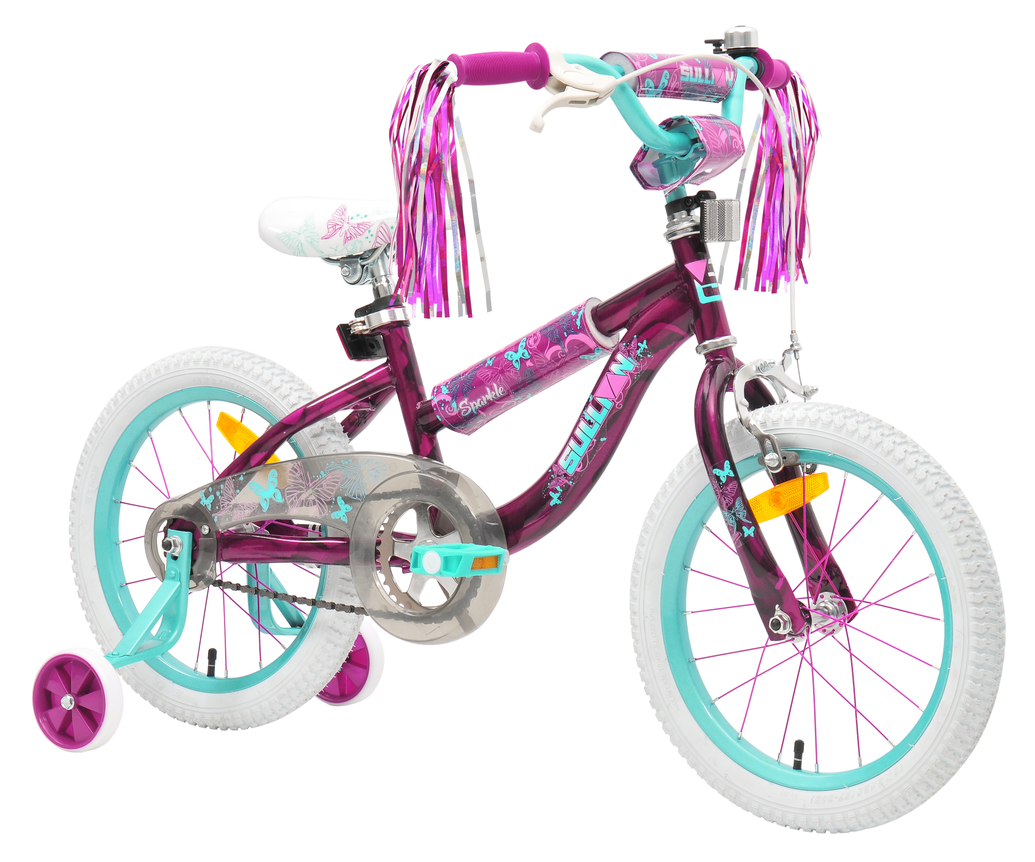 pink and purple bike