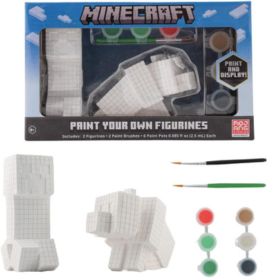 Minecraft Paint Your Own Figurines 2 Pack