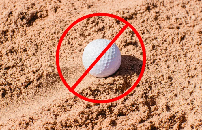 Do not use golf sand for volleyball courts