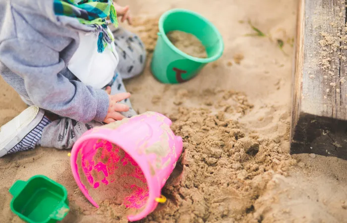 Play sand is too dusty for volleyball courts