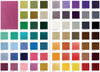 Just Colour swatch card and fabric samples 