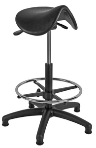 Draughtman's saddle seat stool 