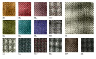 Craggan Flax fabric samples & swatch card