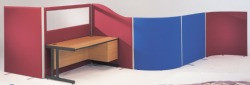 Upholstered Wave Screens
