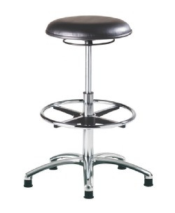 ESD & Sterile High Technical Stool - Industrial Seating