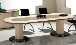 Fulcrum D-End Meeting Table