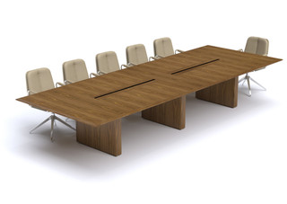 Fulcrum Rectangular Meeting Table