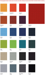 Manhattan fabric samples & swatch card