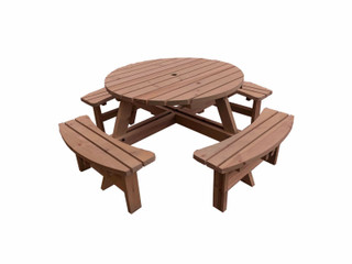 Round 8 Seater Bench