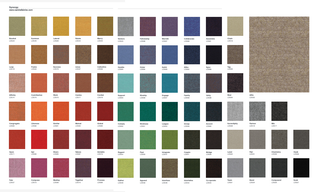 Synergy fabric samples & swatch card