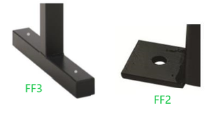Beam Seating Floor Fixtures 