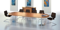 Ambus D-End Meeting Table