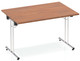 Impulse folding rectangular top desk