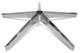 AL712 - Polished aluminium base