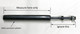 Replacement inner cylinder for Steelcase Please V1/Lets B, Leap V1