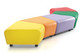 Zig Zag Angled Junior Stool