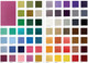 Just Colour swatch card and fabric samples 