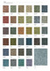 Rivet fabric samples & swatch card