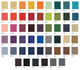 Vita fabric samples & swatch card