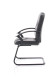 Hague Black Leather Cantilever