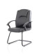 Hague Black Leather Cantilever