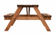 A Frame 6 Seater Bench