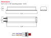 Bodine B50 Emergency Ballast - Dimensions